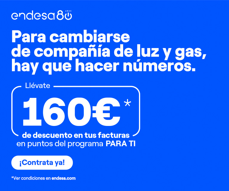 Promo Back to School Endesa - LLévate 160 de descuento en tus facturas en puntos